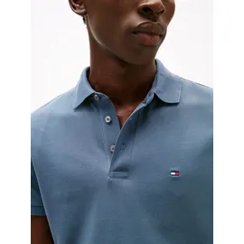 Tommy Hilfiger Herren, Poloshirt Kurzarm 1985 SLIM fit, blau (aegean sea), L