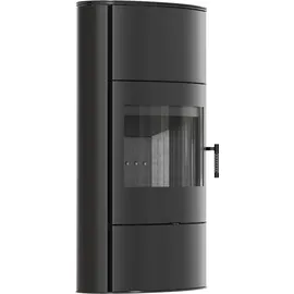 Kratki AB/S/2/Rollo Stahl Schwarz/Abdeckplatte Glas