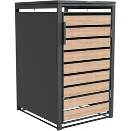 Westmann Mülltonnenbox Lacina 80 x 68 x 116 cm anthrazit