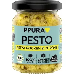 PPURA Pesto Artischocken, Petersilie und sizilianische Zitrone bio