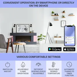 Klarstein Studio Light & Fire 1 Smart schwarz