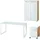 Germania Büromöbel-Set GW-Monteria, (Set, 3-tlg) weiß