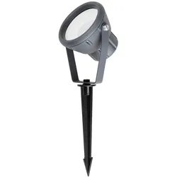 LUTEC LED Strahler Smart-Home Mini-Leto 8W 400lm 2700K - 6500K & RGB Dimmbar IP65 Anthrazit