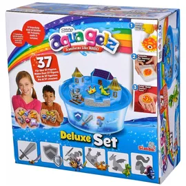 Simba Aqua Gelz Deluxe Ritterburg Bastelset 8 Flaschen Farbgel 6 Formen