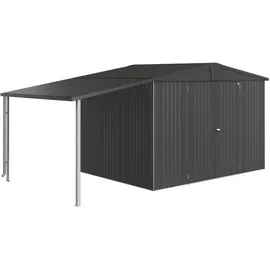 Biohort Seitendach zu GHE Gr. 4/5 dunkelgrau metallic 150 x 228 cm