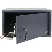 HMF 49204-11 Safe Tresor mit Schlüssel, Möbeltresor passend für