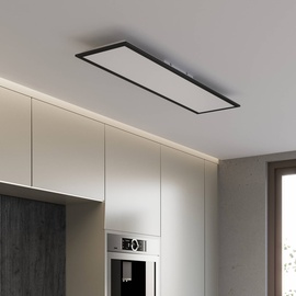 Briloner LED Panel Schlafzimmerlampe, 100x25x6 cm, Schwarz
