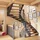 DOLLE Geschosstreppe Estoril 1/4-gewendelt 252-280 cm Holz
