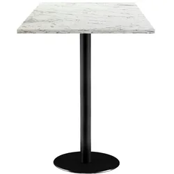 Restootab Stehtisch Rome 60x60cm - Modell Calacatta
