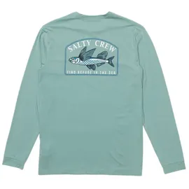 Salty Crew Fly Home Sunshirt Langarm-rash Guard - Seaside Heather - 2XL