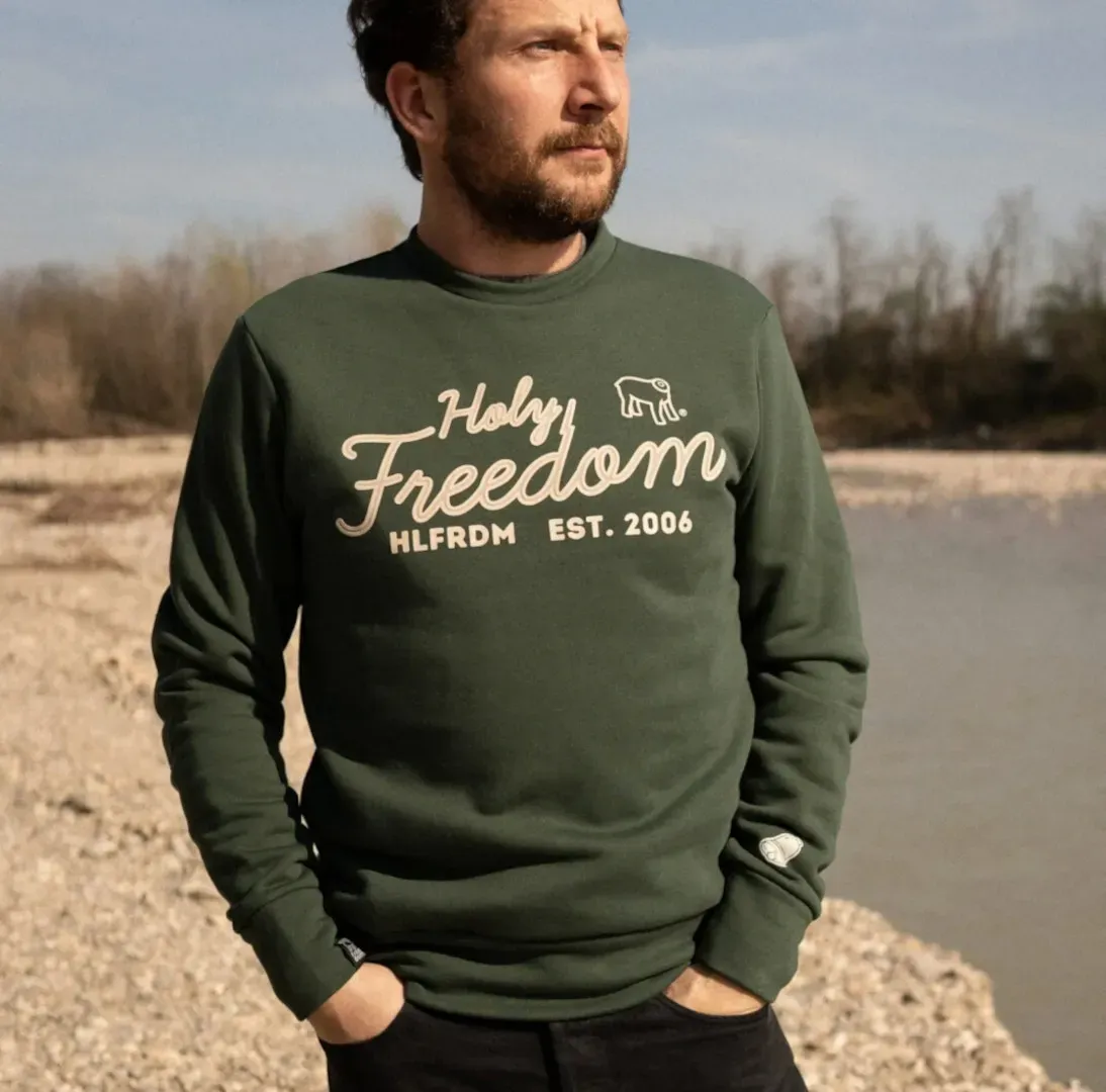 HolyFreedom Bottle Sweatshirt, grün, Größe L für Männer