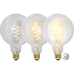 Leuchtmittel | LED | Filament | SPIRAL | DEKORATION | E27 | Dimmbar | Kugel | Ø1...