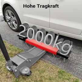 Wiltec Wagenheber Stahl 2000 kg rot