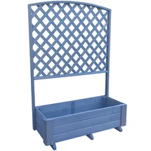 Promadino Blumenkasten Flora 91 x 41 x 130 cm grau