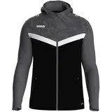 Jako Iconic Kapuzenjacke schwarz 4XL