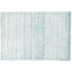 Tom Tailor Wollteppich  Groove , blau , Wolle , Maße (cm): B: 140 H: 1,5