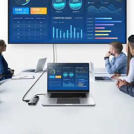 Baseus 6in1 Power Delivery USB-C Hub Schwarz