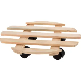 PROGARDEN Pflanzenroller Holz Ø 28 cm