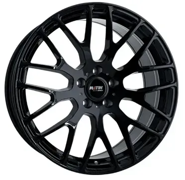 Platin P70 Black Glossy 7.5x18 ET 44 5/112 Alufelge Schwarz