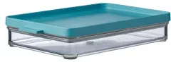 Mepal Aufschnittbox omnia, stapelbar 106415092400 , Farbe: grün, Nordic green
