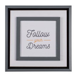 Schild "Follow Your Dreams" aus Holz 20cm