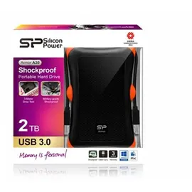 Silicon Power Armor A30 2 TB USB 3.2 schwarz/orange SP020TBPHDA30S3K