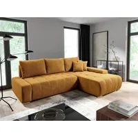 Fun Möbel Ecksofa Sofa mit Schlaffunktion VOGAR Stoff Poso