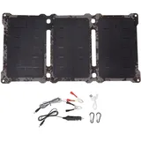 18v 30w Tragbares, Faltbares Monokristallines Solarpanel Für Camping, Wandern Und Bergsteigen