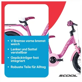 S'COOL niXe 18 Zoll RH 28 cm rosa