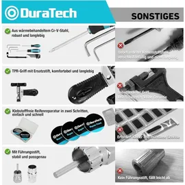 luxuskollektion Fahrrad Reparaturset 41-teilig Werkzeugkoffer Tragbar Pedal Reifen