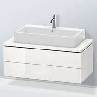 Duravit L-Cube Waschtischunterschrank, 2 Auszüge, LC581908585,