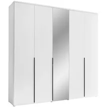 Harper Drehtürenschrank BURELA 225 x 225 x 52 cm Weiß