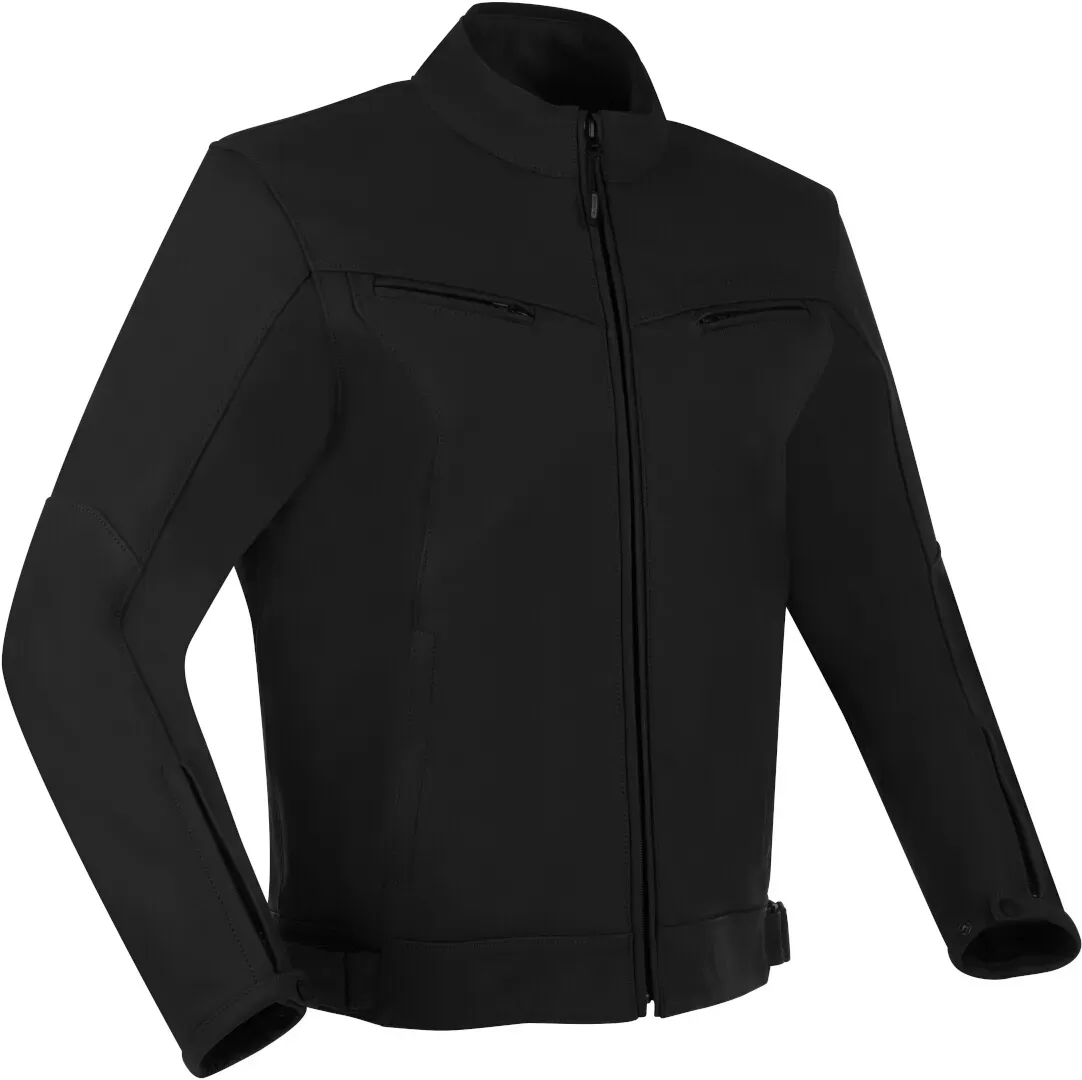 Bering Derby Motorrad Lederjacke, schwarz, Größe M für Männer