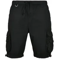 URBAN CLASSICS Double Pocket Cargo Shorts, Black, M