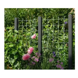 Stahl Rankgitter Blavand 80 x 140 cm - Metallspalier aus rostigem Stahl – Rankhilfe für Kletterpflanzen – Kletterhilfe für Pflanzen