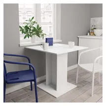 vidaXL Esstisch 80 x 75 x 80 cm weiß