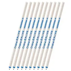 ONLINE® D1 Kugelschreiberminen M blau, 10 St.