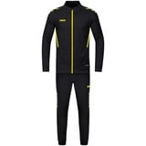 Jako Damen Trainingsanzug Polyester Challenge schwarz/citro, 36