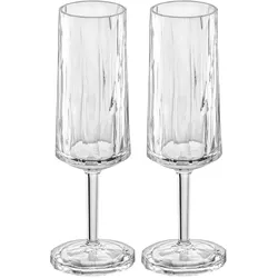 Koziol - Club No. 14 Sektglas 0.1 l, crystal clear (2er-Set)