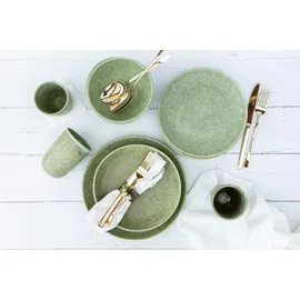 gipfelstück Dessertteller 21 cm grün 4er Set