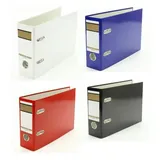 Livepac Office Ordner DIN A5 75 mm Weiß/Blau/Rot/Schwarz 4 St.