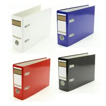 Livepac Office Ordner DIN A5 75 mm Weiß/Blau/Rot/Schwarz 4 St.