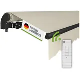 empasa Gelenkarmmarkise "START PLUS" elektronische Markise für Balkon & Terrasse, mit Fernbedienung 400 cm x 250 cm