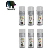 Lackspray Acryl Sprühlack Seidenmatt Lichtgrau Caparol - 6 Dosen