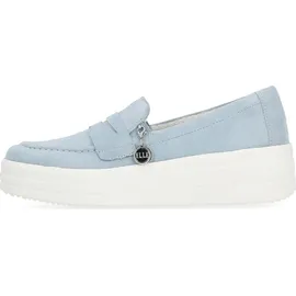 remonte Plateau Slipper Damen Hellblau 40