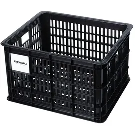 Basil Crate Fahrradkorb M schwarz