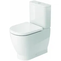 Duravit D-Code Stand-WC mit WC-Sitz Weiß