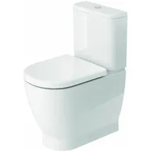 Duravit D-Code Stand-WC mit WC-Sitz Weiß