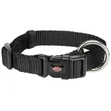Trixie Premium Halsband Schwarz S–M: 30–45 cm