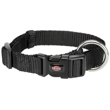 Trixie Premium Halsband Schwarz S–M: 30–45 cm